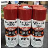 6 Rust-Oleum multi purpose spray paint