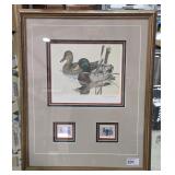 Framed Texas Parks & Wildlife Dept. Ducks
