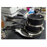 Set of pots and pans