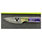 Handmade wooden knife w/ sheath
