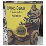 Frameless "DeCleves et Chevalier Car" Wall Hanging