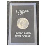 1883 CC Uncirculated Silver Dollar Encased