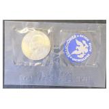 1971 Eisenhower Uncirculated Silver Dollar 40%