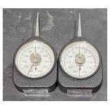 2 precision dial dynamometer tension force gauges