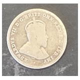 1910   Sixpence  Silver Coin