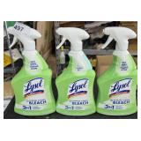 3 Lysol all purpose cleaner