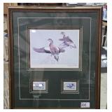 Framed Texas Parks & Wildlife Dept. Ducks