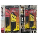 2 Lots 1 set Bondhus 20599 Stubby Ball End Hex Key