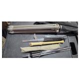 Music stand and flute