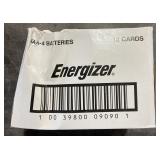 AAA 12 cards energizer