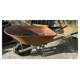 Vintage wheelbarrow, Needs tire