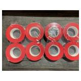 2sets of 4 red duck tape