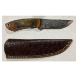 Handmade Resin Knife W/ sheath