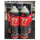 (5) 3M super 77 spray adhesive