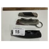 3 folding knives