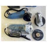 Two 4 1/2 inch angle grinders