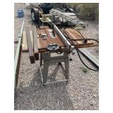 10 inch contractor table saw, will need a new