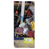 Tote of lubricants & tools