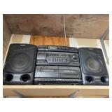 Sony double set cassette player mega base