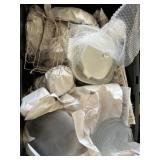 Tote of assorted dishes and bakeware