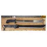 2 Gerber machetes