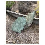 2 large stones. 2x$