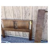 Wooden head and footboard