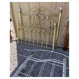 Metal bed frame parts