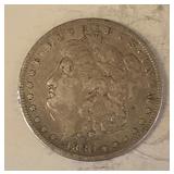 1880 O SILVER MORGAN $1 DOLLAR COIN