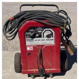 Lincoln welder with leads