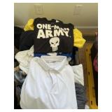 Tote of menï¿½s shirts