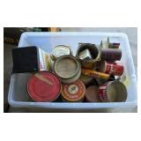 Vintage cans whole tote