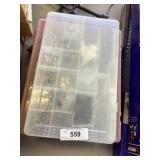 Assorted hardware containers