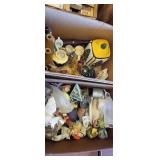 Ceramic kitchen stuff, cups, cookie jar, bottles