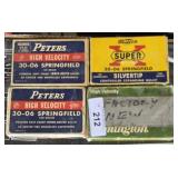 4 partial boxes 30-06 ammunition. All one money