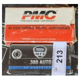 1 full bx + partial 380 Auto Ammo