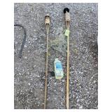 (2) tiki torches and fuel
