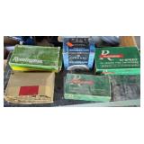 Misc partial boxes of ammunition