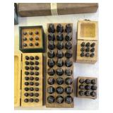 Letter and number stamps