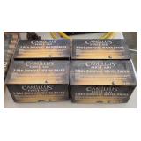 Four boxes of three day survival water packs