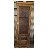 Wooden gun cabinet