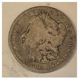 1883 S SILVER MORGAN $1 DOLLAR COIN