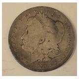 1879 P SILVER MORGAN $1 DOLLAR COIN
