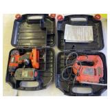 Black & Decker, jigsaw and drill