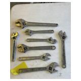 Assortment of crescent wrenches