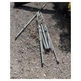 Metal clothes line