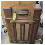 Vintage Silvertone radio