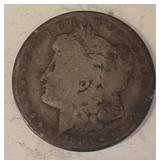 1883 P SILVER MORGAN $1 DOLLAR COIN