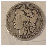 1882 O SILVER MORGAN $1 DOLLAR COIN