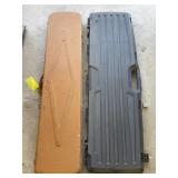 Two hard plastic gun cases